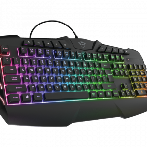 Tastatura Trust GXT 881 ODYSS, semi-mecanica, neagra