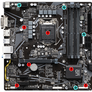 Placa de baza Gigabyte B560M DS3H V2, LGA 1200