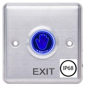 Buton de iesire cu infrarosu waterproof, incastrabil, ND-EB35, Iesire contact:NO/NC;