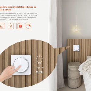 TENDA SS9 intrerupator WIFI inteligent cu variator (dimmer), protocol wifi: