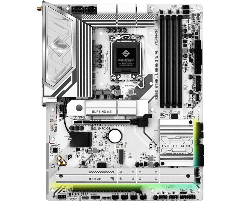 Placa de baza ASRock B860 Steel Legend WiFi, Socket 1851,