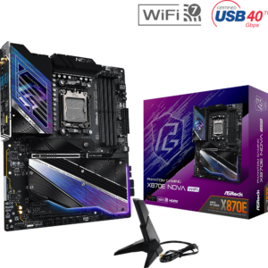 Placa de baza ASRock X870E NOVA WIFI, Socket AM5, DDR5,