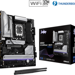 Placa de baza ASRock B860 LiveMixer WiFi, Socket 1851, DDR5,