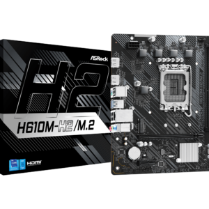 Placa de baza ASRock H610M-H2/M.2, Socket 1700, DDR4, Micro-ATX