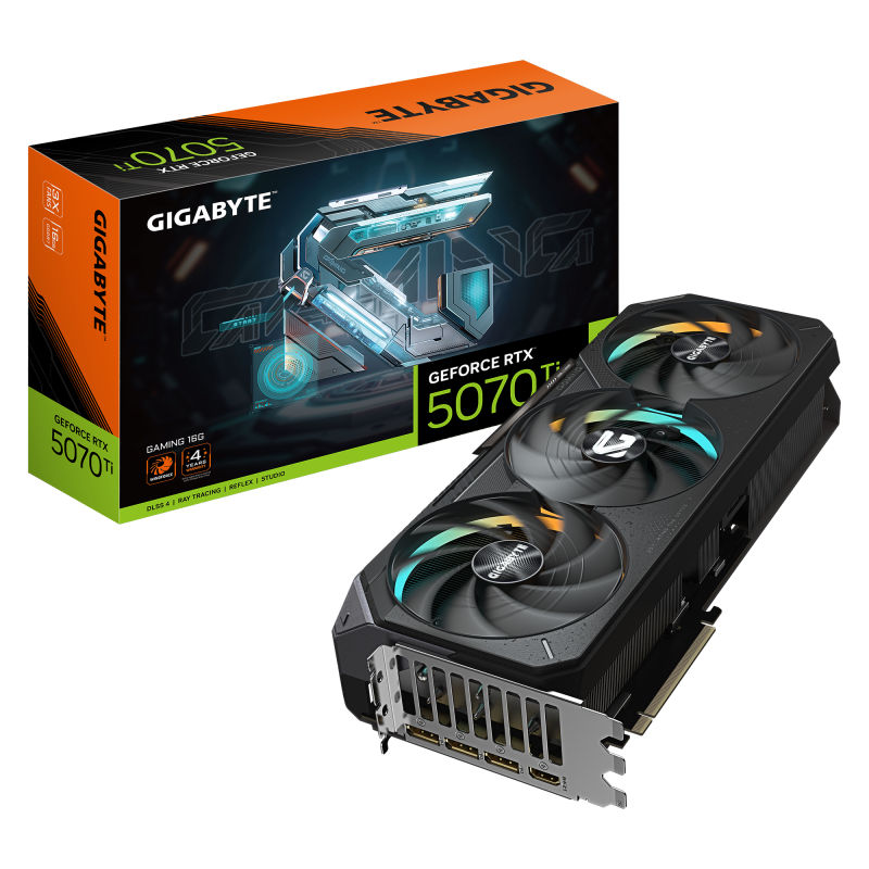 Placa video Gigabyte GEFORCE RTX 5070 TI GAMING, 16GB GDDR7,