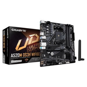 Placa de baza Gigabyte A520M DS3H WIFI6E, Socket AM4, DDR4,