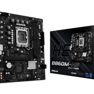 Placa de baza ASRock B860M-H2, LGA 1851, DDR5, Micro-ATX