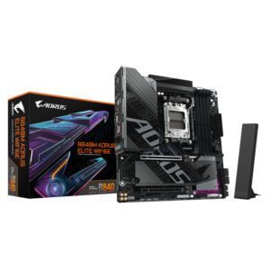 Placa de baza Gigabyte B840M AORUS ELITE WIFI6E, Socket AM5,