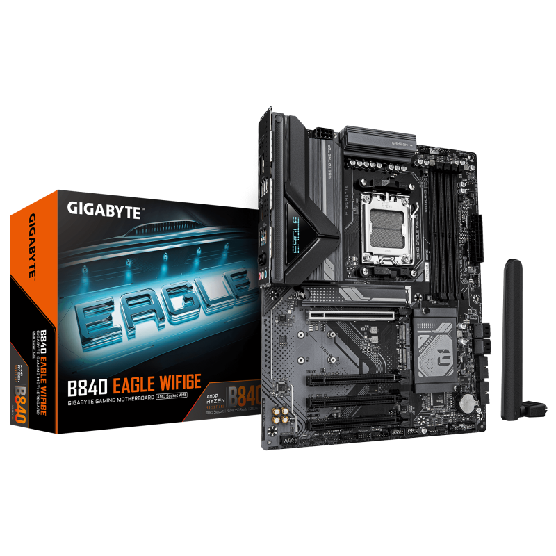 Placa de baza Gigabyte B840M EAGLE WIFI6E, Socket AM5, DDR5,