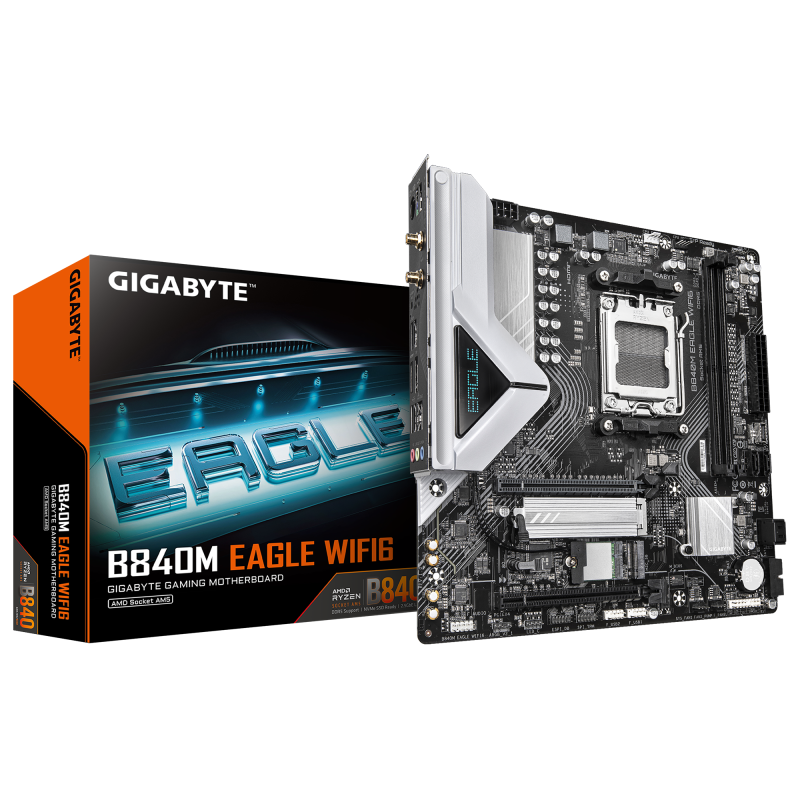 Placa de baza Gigabyte B840M EAGLE WIFI6, Socket AM5, DDR5,