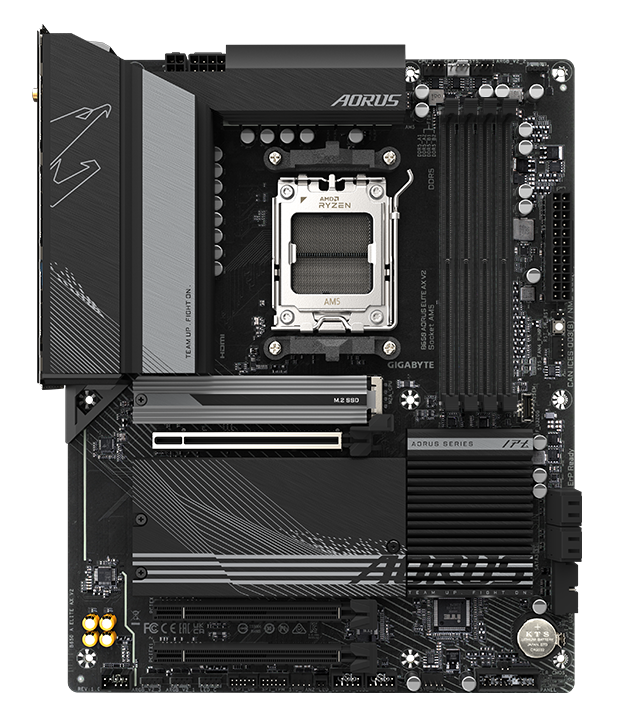 Placa de baza Gigabyte B650 AORUS ELITE AX V2, Socket - Image 2