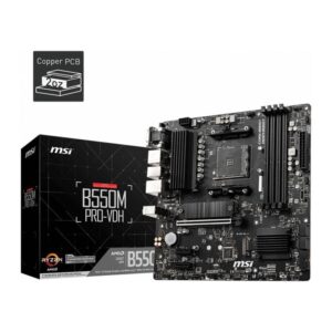 Placa de baza MSI B550M PRO-VDH, Socket AM4, DDR4, Micro-ATX