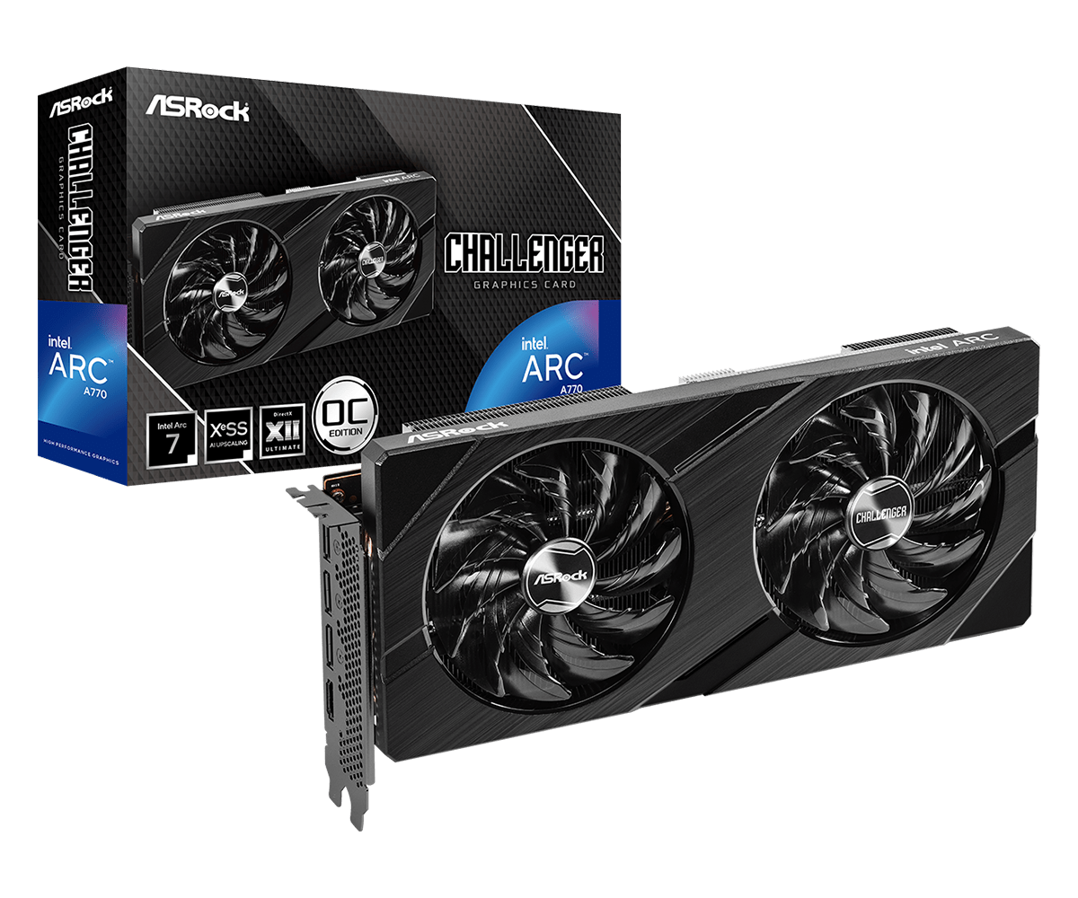 Placa video ASRock Intel Arc A770, 16GB GDDR6, PCI Express