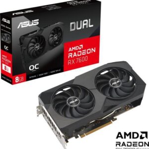 Placa video ASUS Radeon RX 7600, 8GB GDDR6, PCI Express