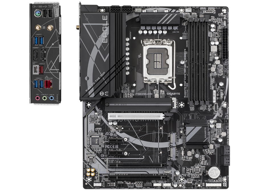 Placa de baza Gigabyte Z790 EAGLE AX, Socket 1700, DDR5, - Image 3