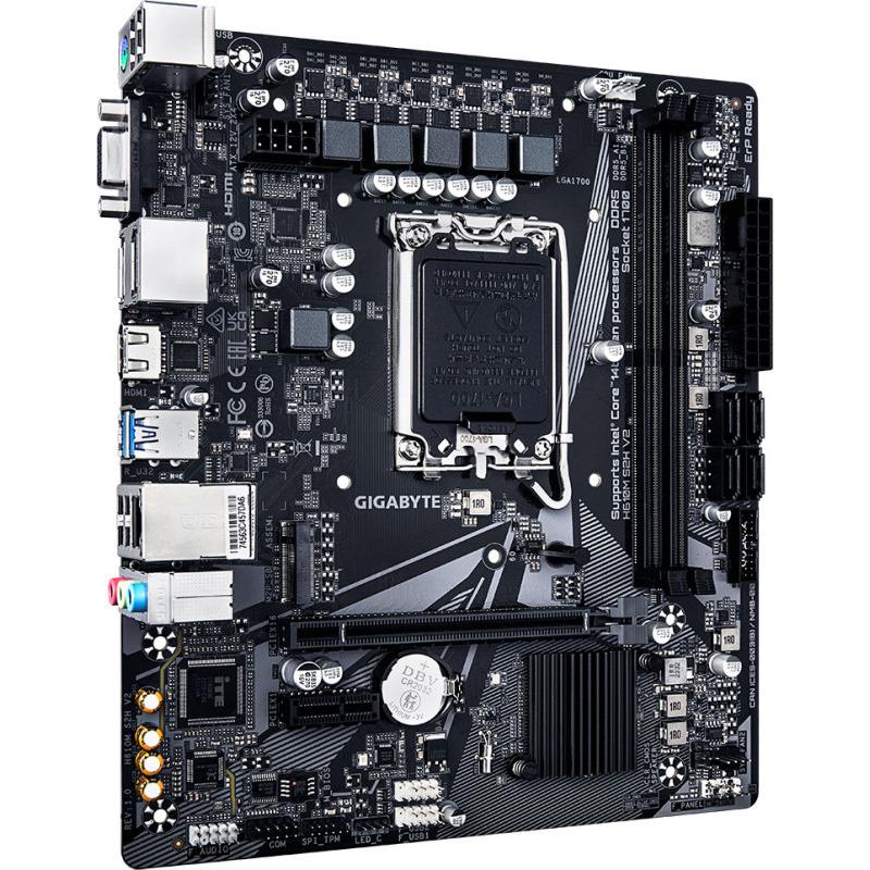 Placa de baza Gigabyte H610M S2H V2, Socket 1700, DDR5, - Image 2