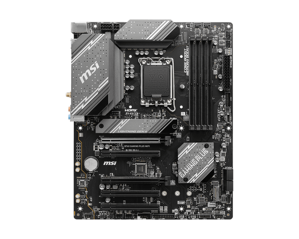 Placa de baza MSI B760 GAMING PLUS WIFI, Socket 1700, - Image 2