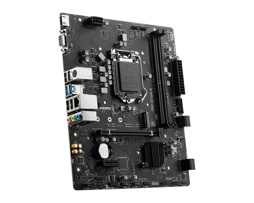 Placa de baza MSI PRO H510M-B, Socket 1200, DDR4, Micro-ATX - Image 3
