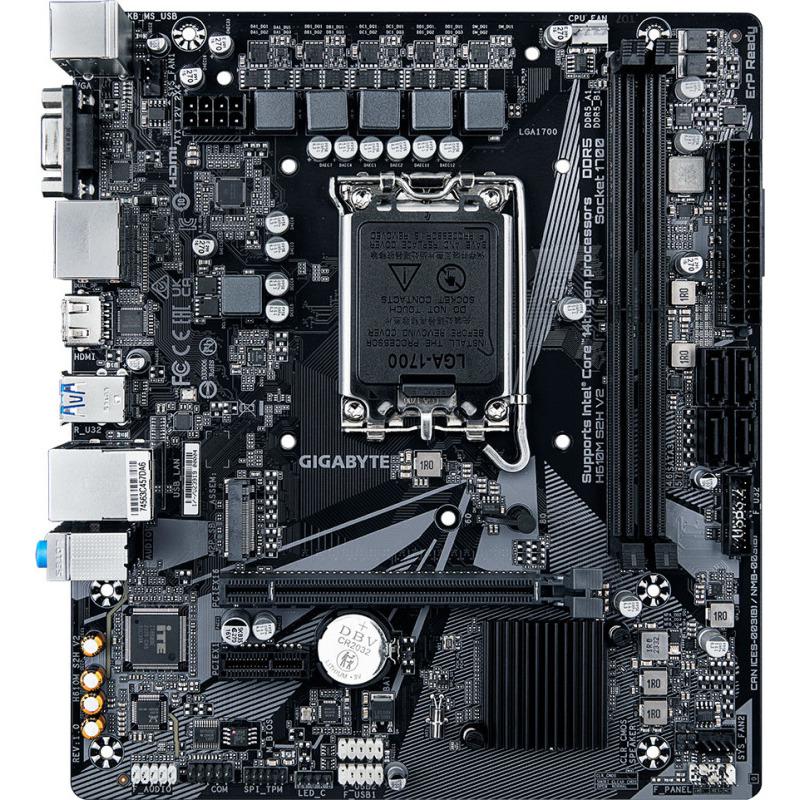 Placa de baza Gigabyte H610M S2H V2, Socket 1700, DDR5, - Image 3