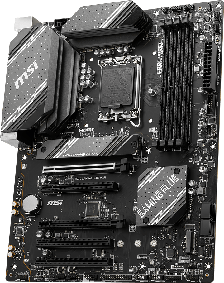 Placa de baza MSI B760 GAMING PLUS WIFI, Socket 1700, - Image 3