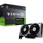 Placa video MSI GeForce RTX 5060 VENTUS 2X OC, 8GB
