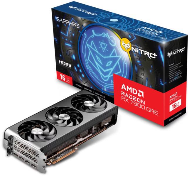 Placa video Sapphire Radeon RX 7900 GRE, 16GB GDDR6, PCI
