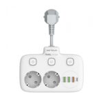 Prelungitor tip priza cu  protectie Serioux Quick Charge 3.0,