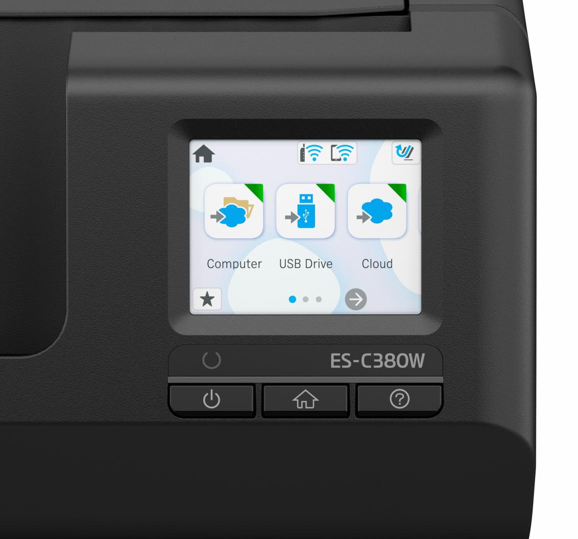 Scanner EPSON ES-C380W, A4, Automat, Sheetfed, USB + WLAN - Image 2