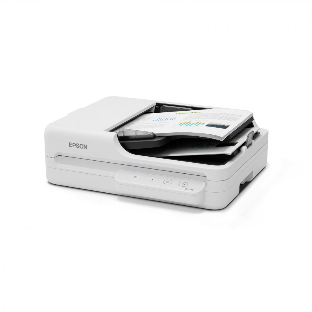 Scanner Epson WorkForce DS-1730, A4, Duplex, Flatbed, USB - Image 2