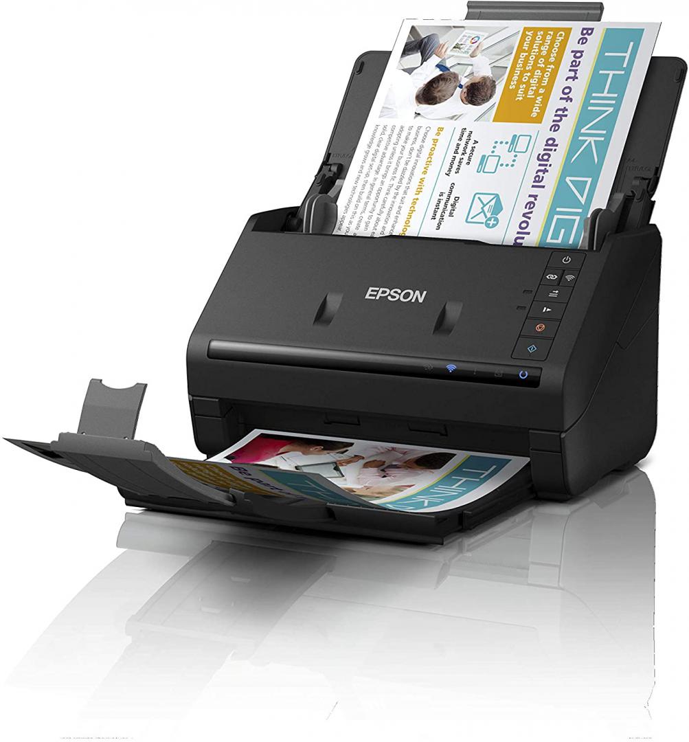 Scanner Epson WorkForce ES-500WII, A4, Duplex, Sheetfed, USB + WLAN - Image 2